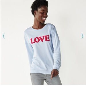 Nine West graphic sweatshirt LOVE